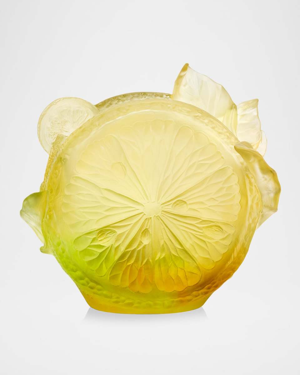 Citrus Medium Crystal Vase - 9.5"